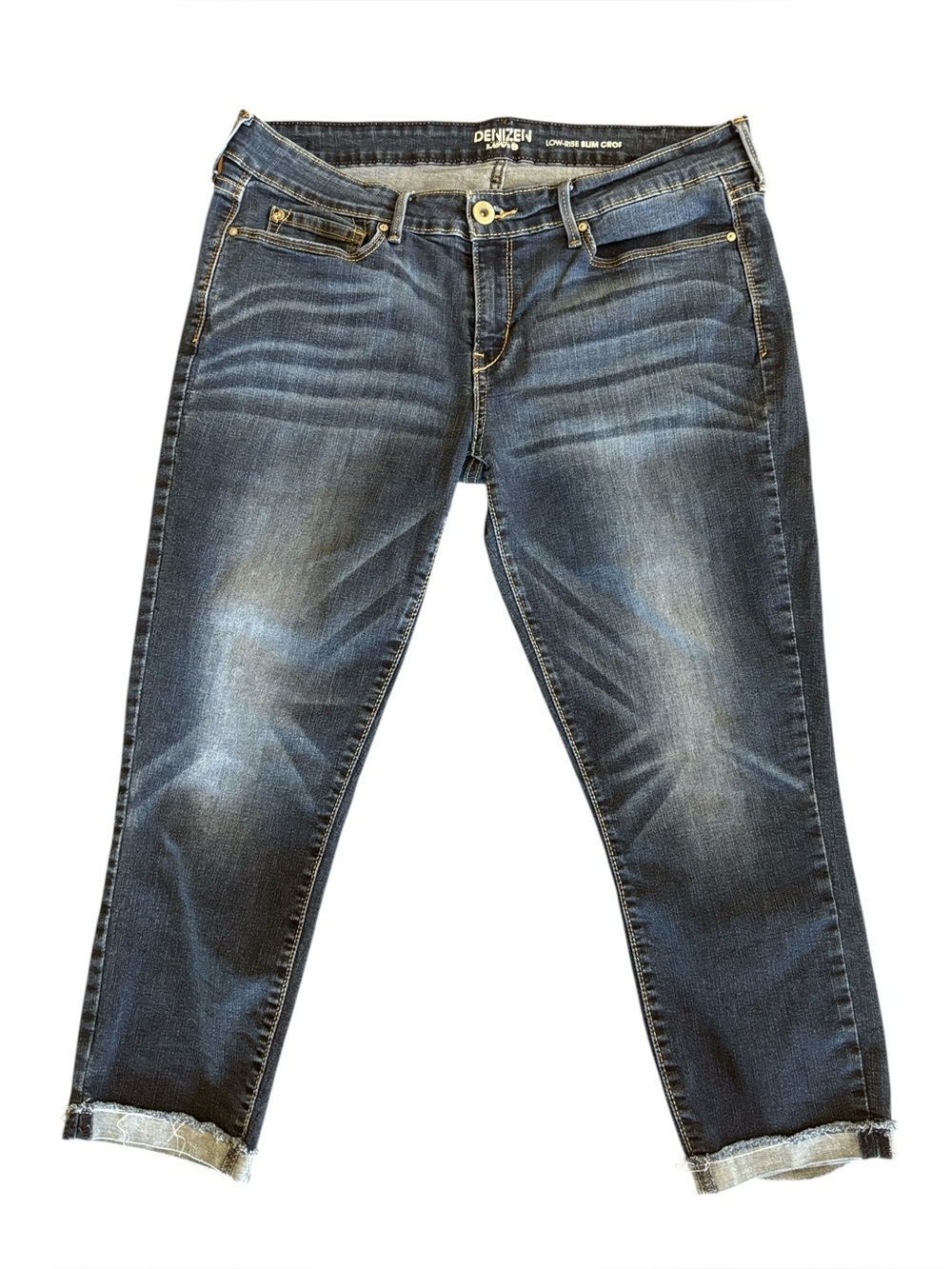 Denizen Levi's Low Rise Slim Crop Blue Jean Size 15 / 32